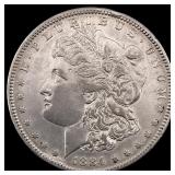 1884-S Silver Morgan Dollar CHOICE AU