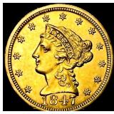 1847 $2.50 Gold Quarter Eagle