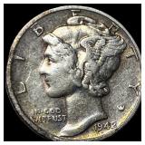 1942/1 Silver Mercury Dime HIGH GRADE