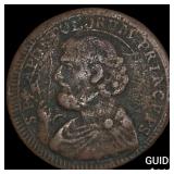 1797 Papal States 2 1/2 Baiocchi NEARLY UNCIRCULAT