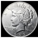1935 Silver Peace Dollar CLOSELY UNCIRCULATED