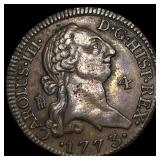 1773 Spain Copper 4 Maravedis CLOSELY UNCIRCULATED