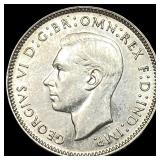 1943 Australia Silver 6 Pence HIGH GRADE