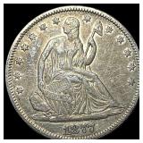 1877 Seated Liberty Half Dollar NEARLY UNCIRCULATE