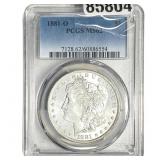 1881-O Morgan Silver Dollar PCGS MS62