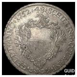 1752 Lubeck Silver 48 Schillings  CLOSELY UNCIRCUL