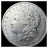 1901 Morgan Silver Dollar NEARLY UNCIRCULATED