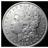 1887-O Silver Morgan Dollar NEARLY UNCIRCULATED