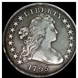 1795 Centered Bust Draped Bust Dollar