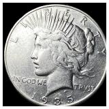 1935 Silver Peace Dollar CLOSELY UNCIRCULATED