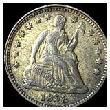 1858 Silver Half Dime NEARLY UNCIRCULATED