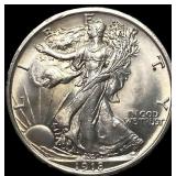 1918-D Walking Liberty Half Dollar