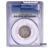 1920-D Buffalo Nickel PCGS VF30
