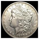 1892-S Silver Morgan Dollar CLOSELY UNCIRCULATED