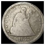 1875-S Silver Twenty Cents NICELY CIRCULATED