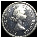 1962 Canada Silver 25 Cents GEM BU