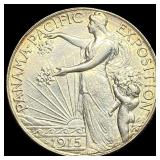 1915-S Silver Panama-Pacific Half Dollar  CHOICE