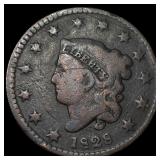 1828 Coronet Head Large Cent LIGHTLY CIRCULATED