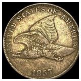 1857 Flying Eagle Cent NEARLY UNCIRCULATED