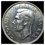 1952 Canada Silver 1 Dollar HIGH GRADE