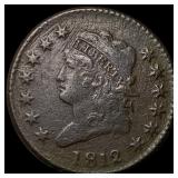 1812 Classic Head Large Cent HIGH GRADE