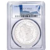 1904-O Morgan Silver Dollar PCGS MS63