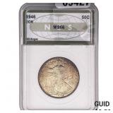1946 Walking Liberty Half Dollar NGS MS66