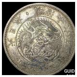 1883 Japan Silver 1 Yen UNCIRCULATED