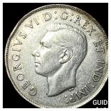 1947 Canada Silver 50 Cents CLOSELY UNCIRCULATED