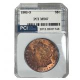 1902-O Morgan Silver Dollar PCI MS67