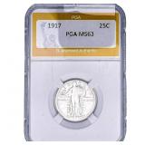 1917 Standing Liberty Quarter PGA MS63