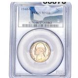 1948-S Jefferson Nickel PCGS MS66
