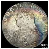 1740 France Silver 1 Ecu NEARLY UNCIRCULATED