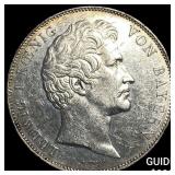 1839 Bavaria Silver 2 Thaler HIGH GRADE