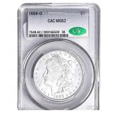 1888-O Morgan Silver Dollar CAC MS62