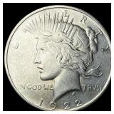 1922 Silver Peace Dollar CLOSELY UNCIRCULATED