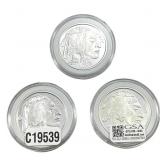 [3 Coins] Silver Buffalo 1oz Coin