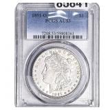 1891-O Morgan Silver Dollar PCGS AU53