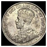 1928 Canada Silver 25 Cents CLOSELY UNCIRCULATED