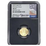 2025 Gold American Eagle $5 1/10oz NGC MS70