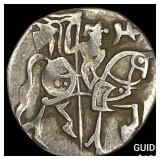 India Rajput 700-1000  Silver Jital NEARLY UNCIRC