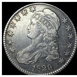 1829 Capped Bust Half Dollar CLOSELY UNCIRCULATED