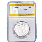 1945-S Walking Liberty Half Dollar PGA MS66