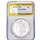 1878 7/8TF Morgan Silver Dollar PGA MS65