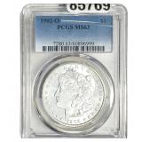 1902-O Morgan Silver Dollar PCGS MS63