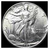 1945-S Silver Walking Liberty Half Dollar CHOICE B