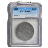 1810 Capped Bust Half Dollar ICG MS63