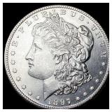 1897-S Silver Morgan Dollar CHOICE BU