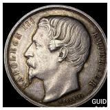 1854 France Silver Jeton HIGH GRADE