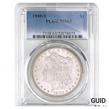 1880-S Morgan Silver Dollar PCGS MS63
